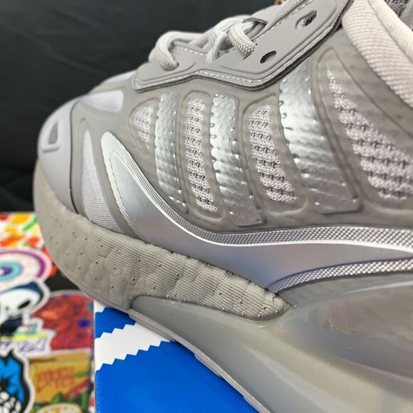 Adidas ZX 2K Boost 2.0 Silver Women’s Various Sizes - Picture 8 of 11